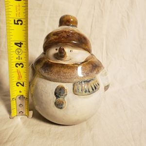 Vintage Accents - Vintage Earthenware Snowman Figure Vintage Accents - Vintage Earthenware Snowman Figure